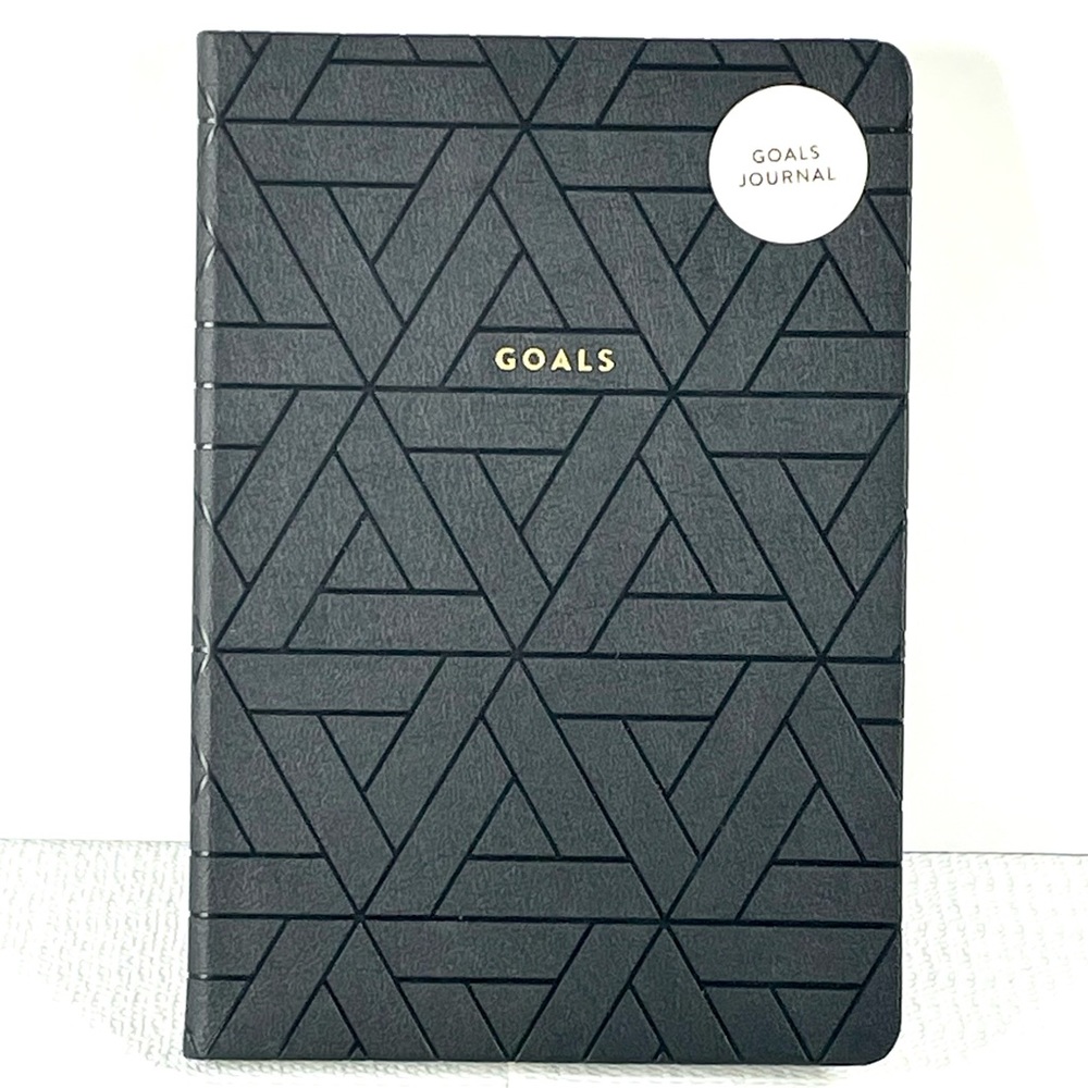 True Story GOALS Simple Lined Writing Prompts Journal With Durable BLK Cover New